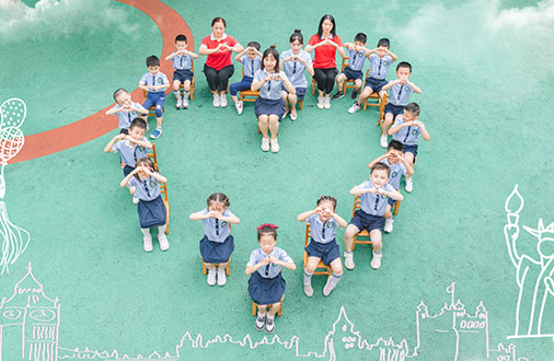 西湖再见幼儿园—毕业照拍摄